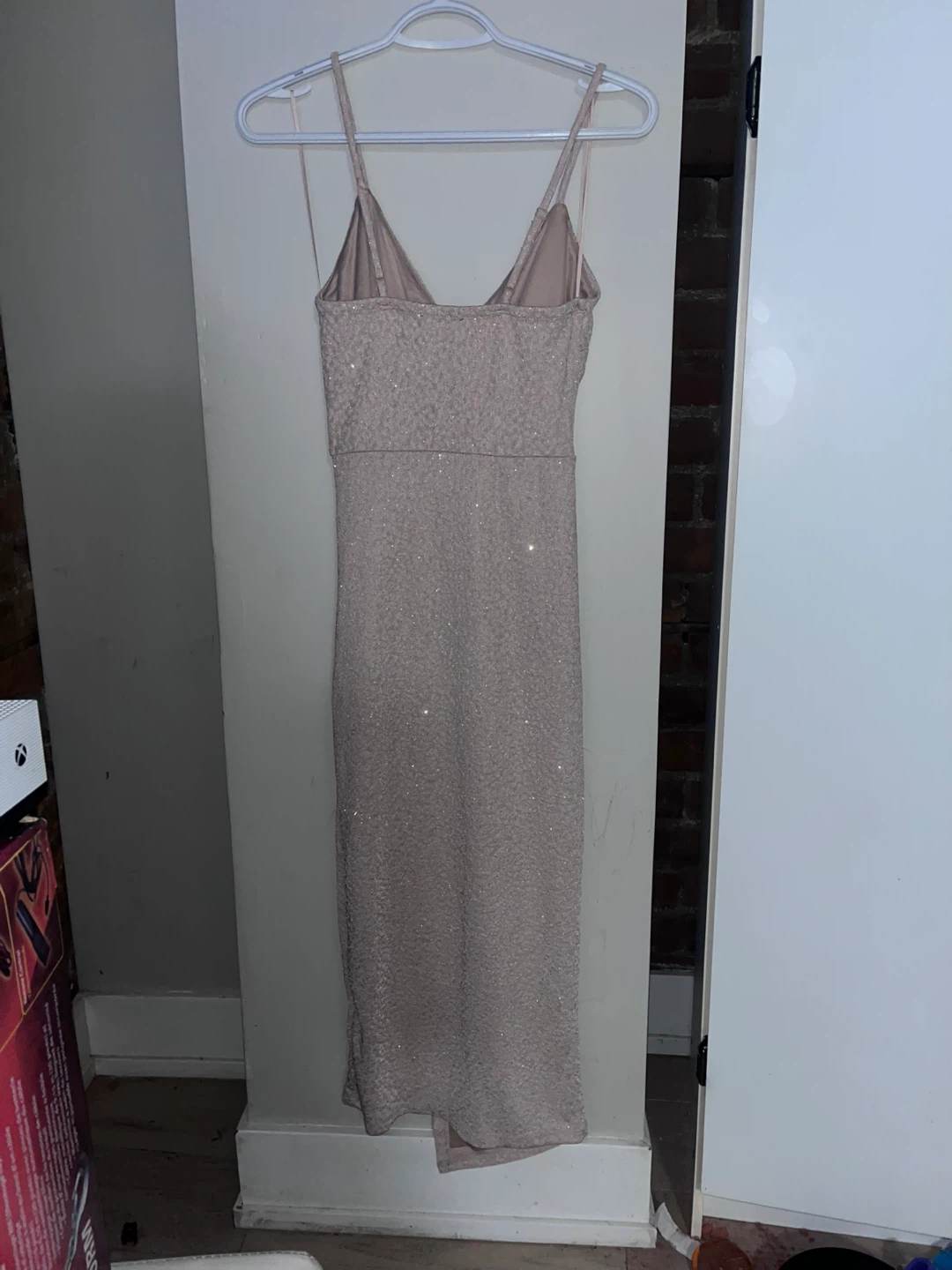 Long pink dress size S