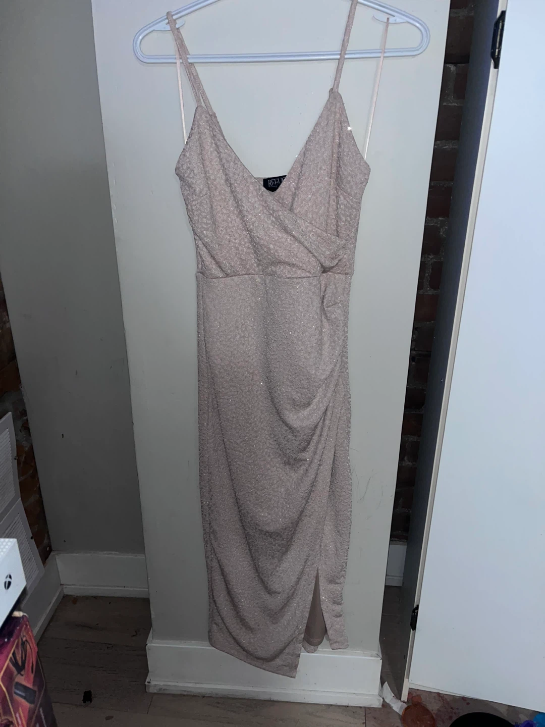 Long pink dress size S - photo 2