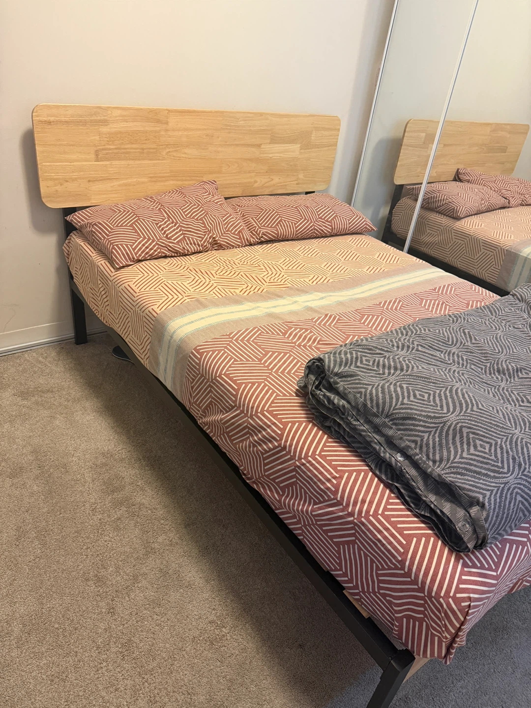2 Zinus Metal & Wood bed frame - photo 2
