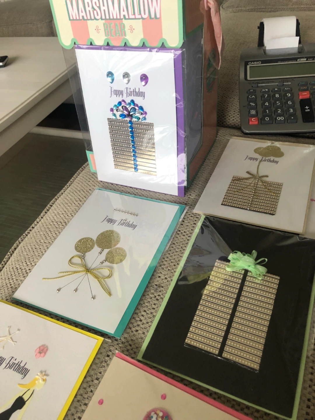 Handmade Happy Birthday Cards Lot - photo 5