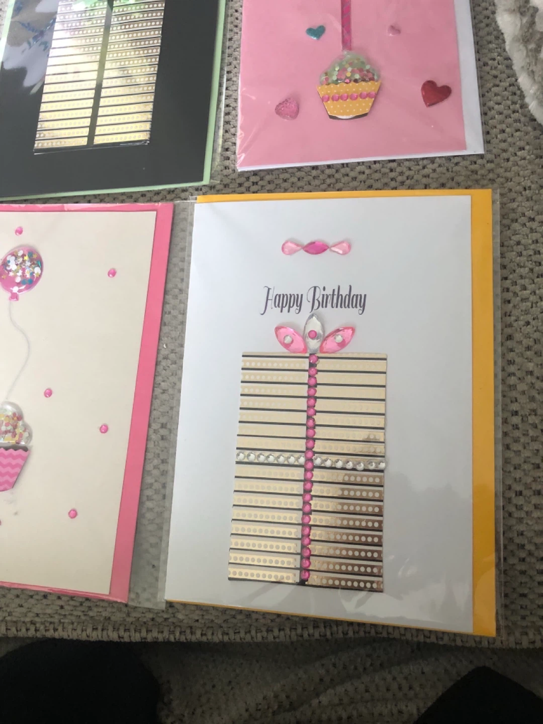 Handmade Happy Birthday Cards Lot - photo 4