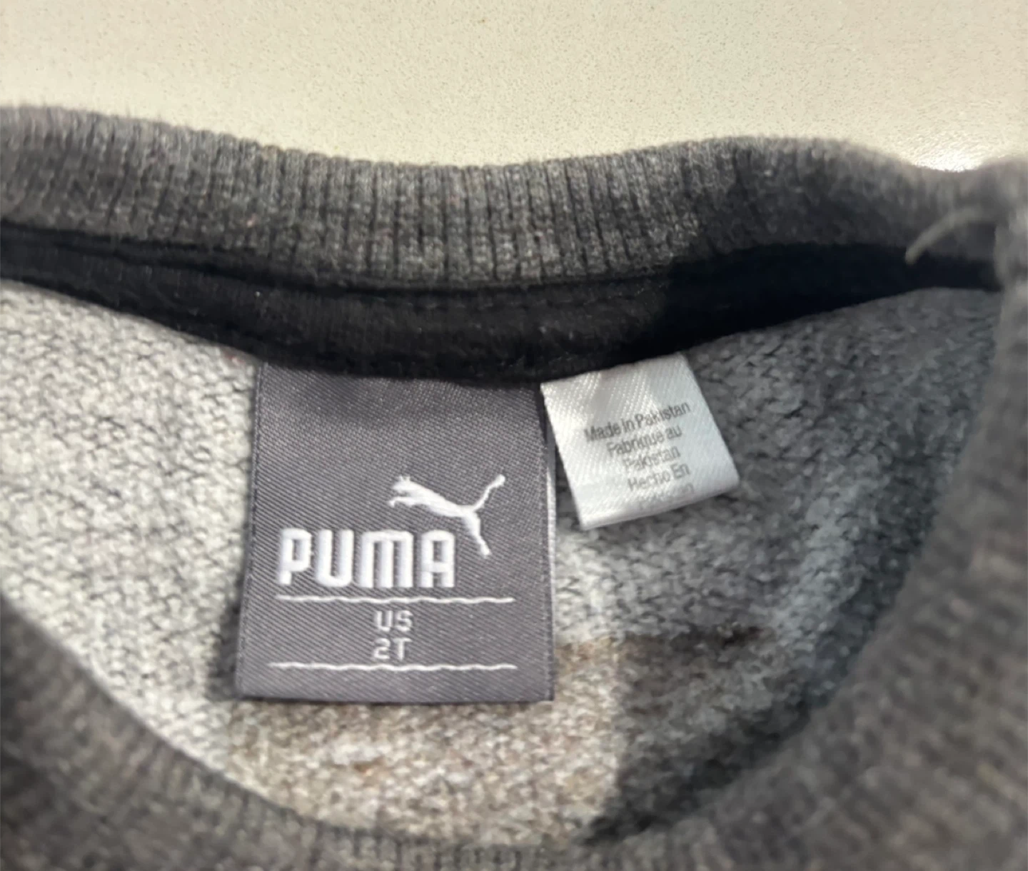 Puma Grey Crew Neck Sweatshirt Size 2T - photo 3