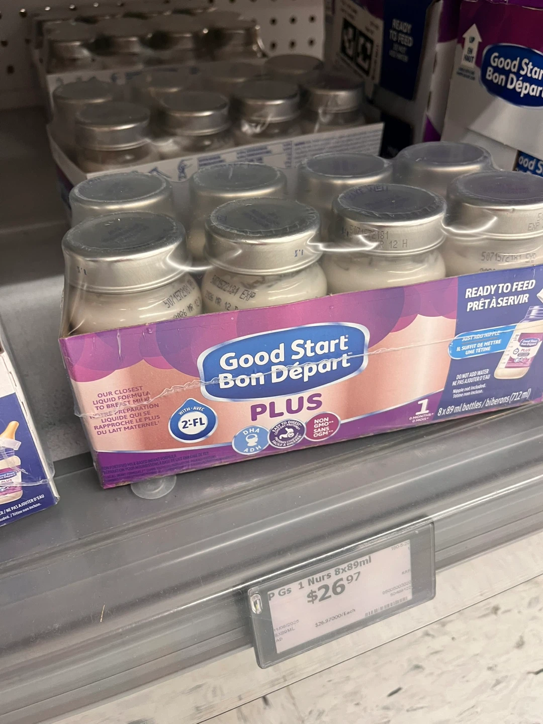 Good Start Bon Départ PLUS Liquid Formula 8 x 89ml Bottles