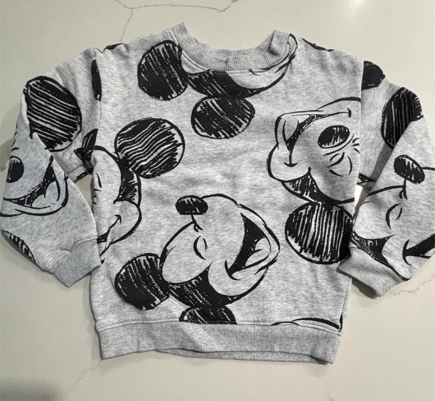H&M Kids Disney Mickey Mouse Crewneck Sweatshirt