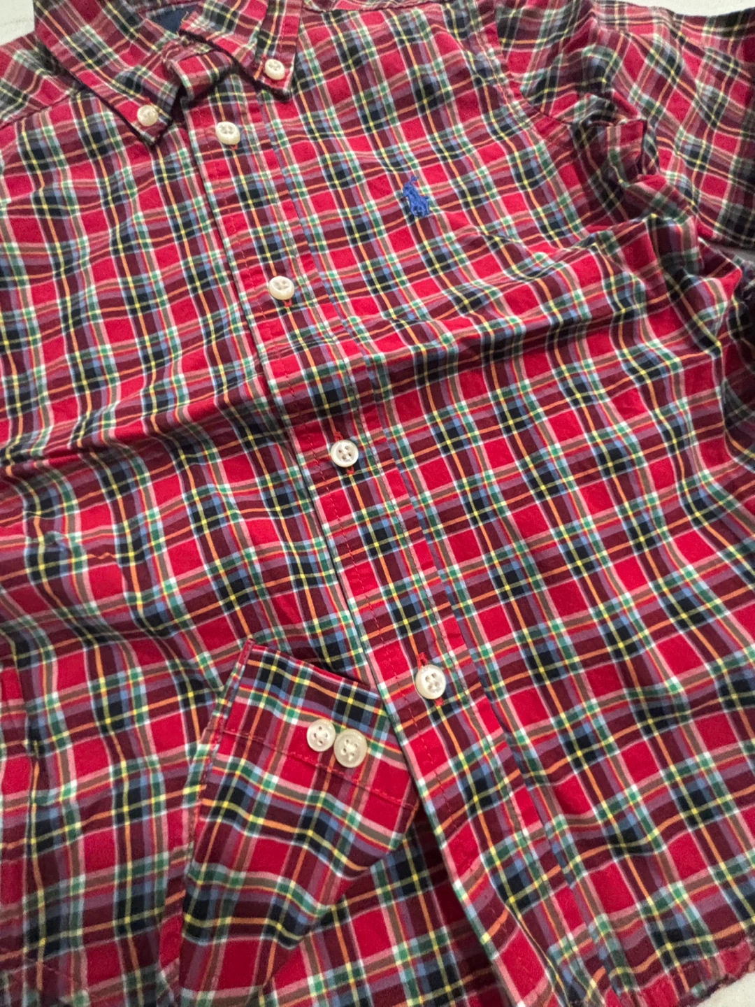 Ralph Lauren Polo Plaid Button-Down Shirt - Size 2T - photo 4