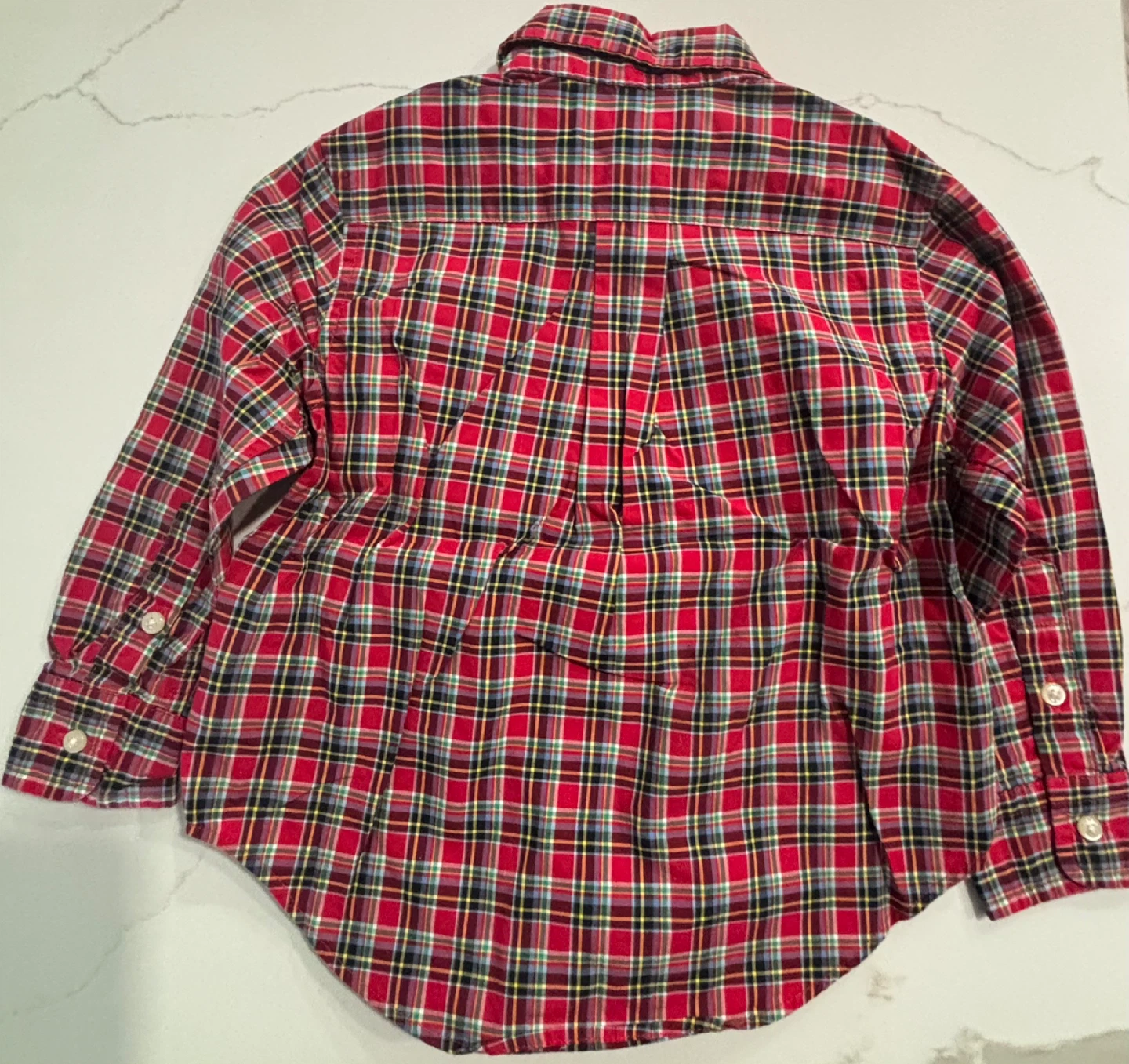 Ralph Lauren Polo Plaid Button-Down Shirt - Size 2T - photo 5