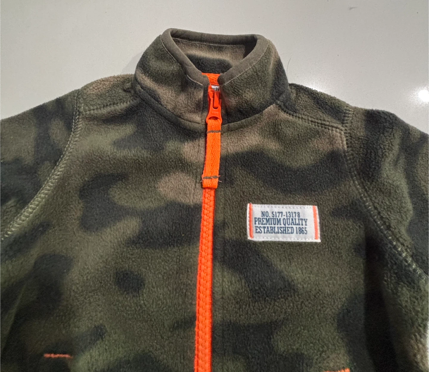 Carter's Camo Fleece Jacket - Size 3 Months - photo 2