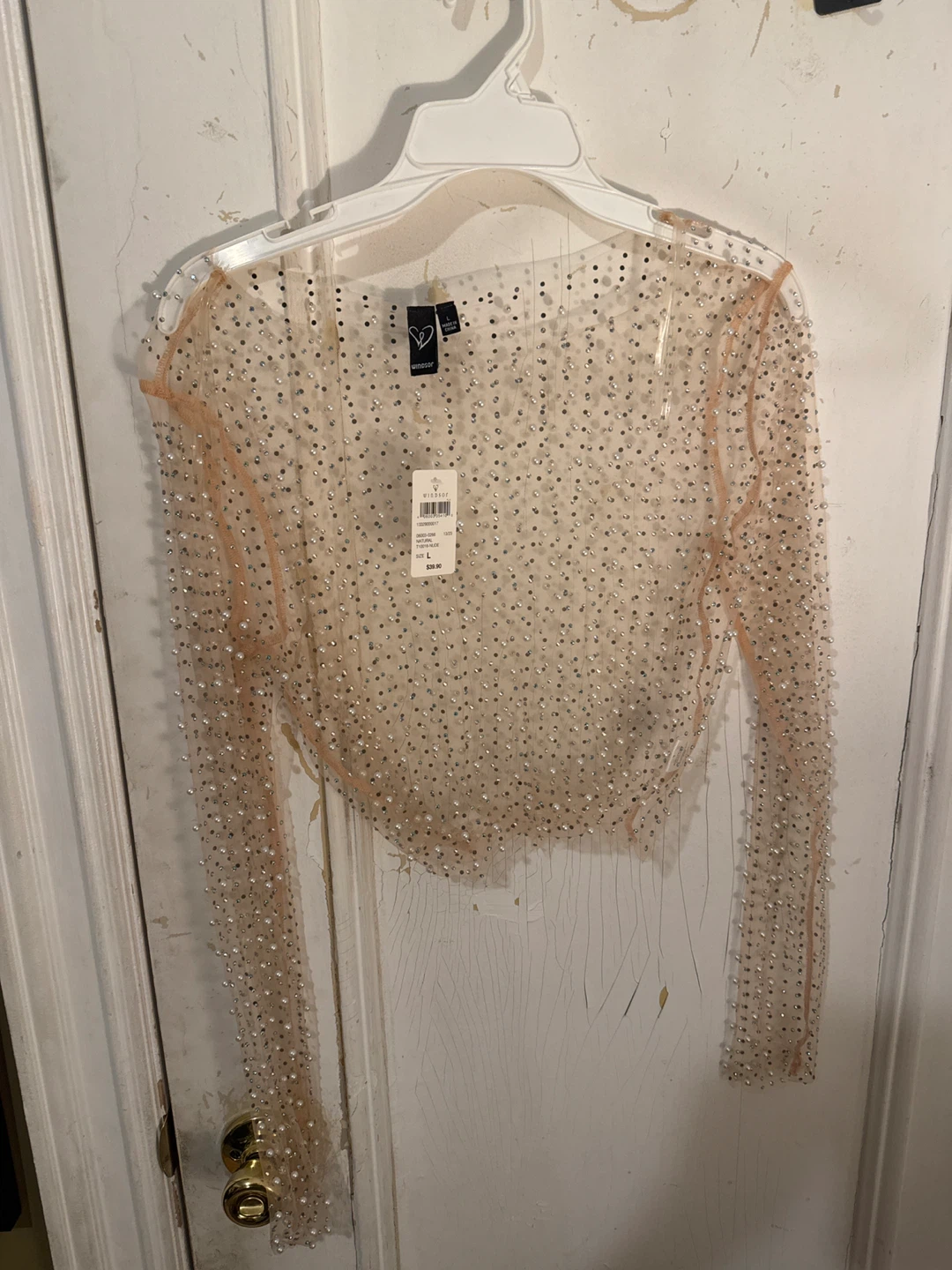 Windsor Embellished Long Sleeve Top