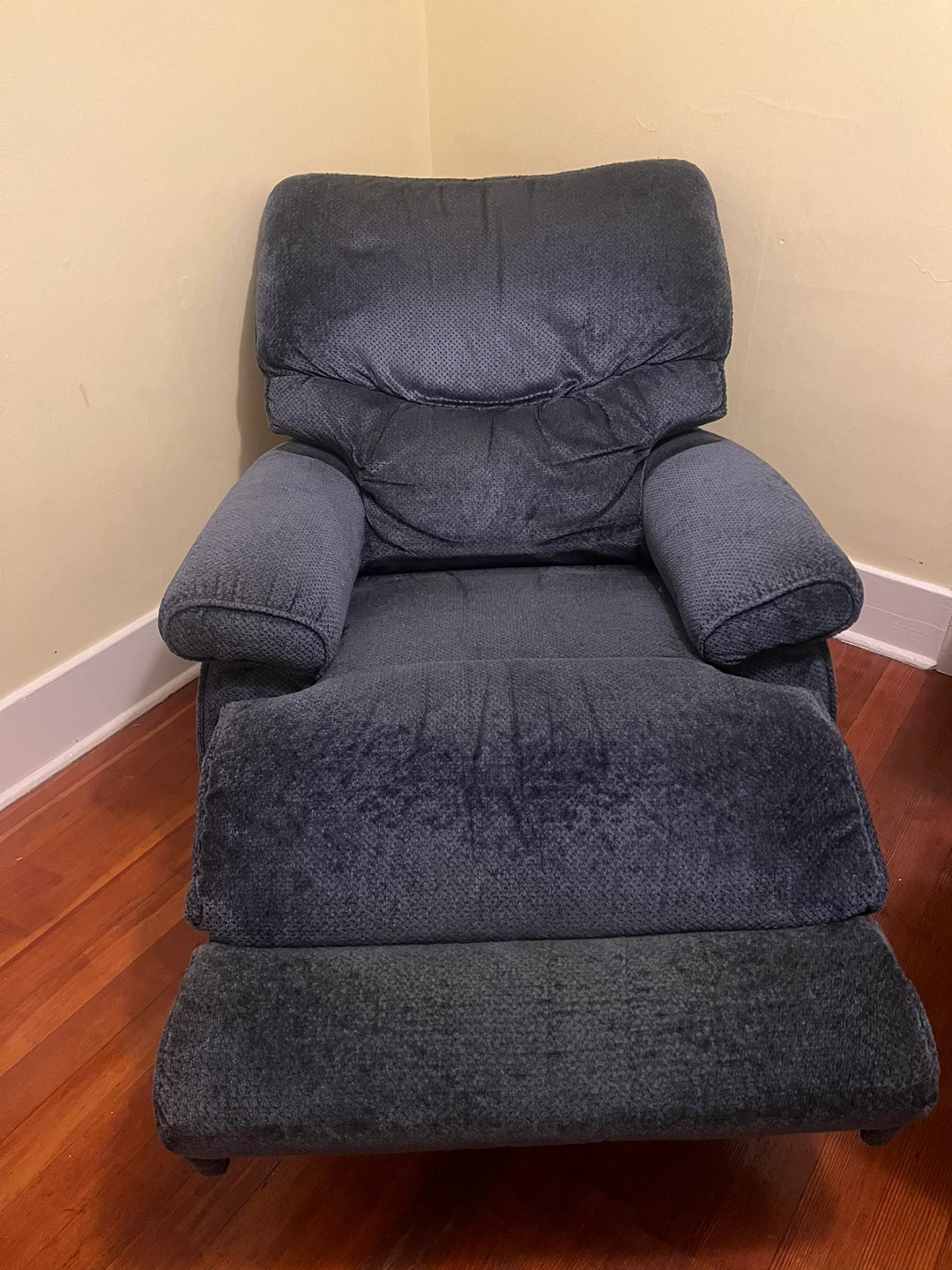 Dark Blue Recliner Chair - photo 3