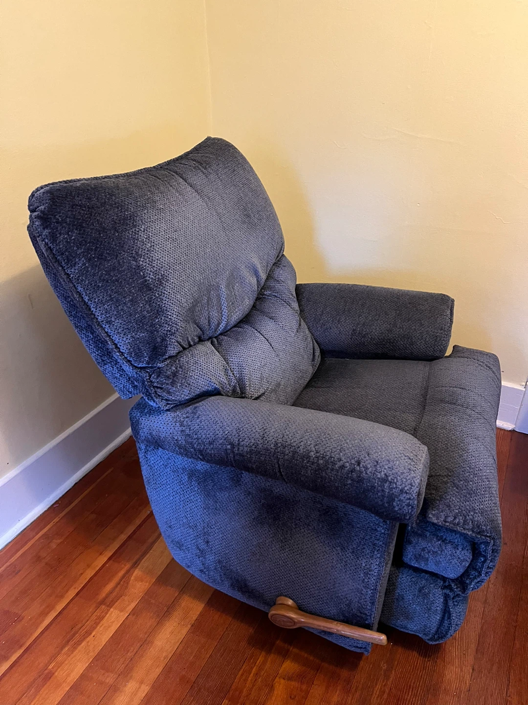 Dark Blue Recliner Chair - photo 2