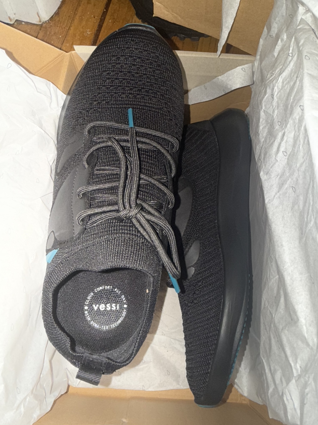 Vessi Black Knit Sneakers - photo 3