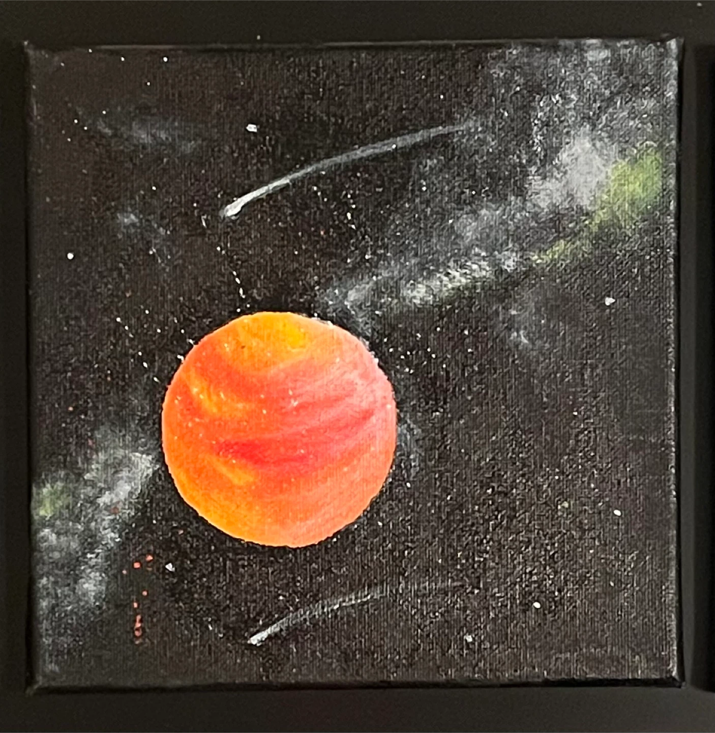 Set of 3 Space & Landscape Canvas Art - photo 2