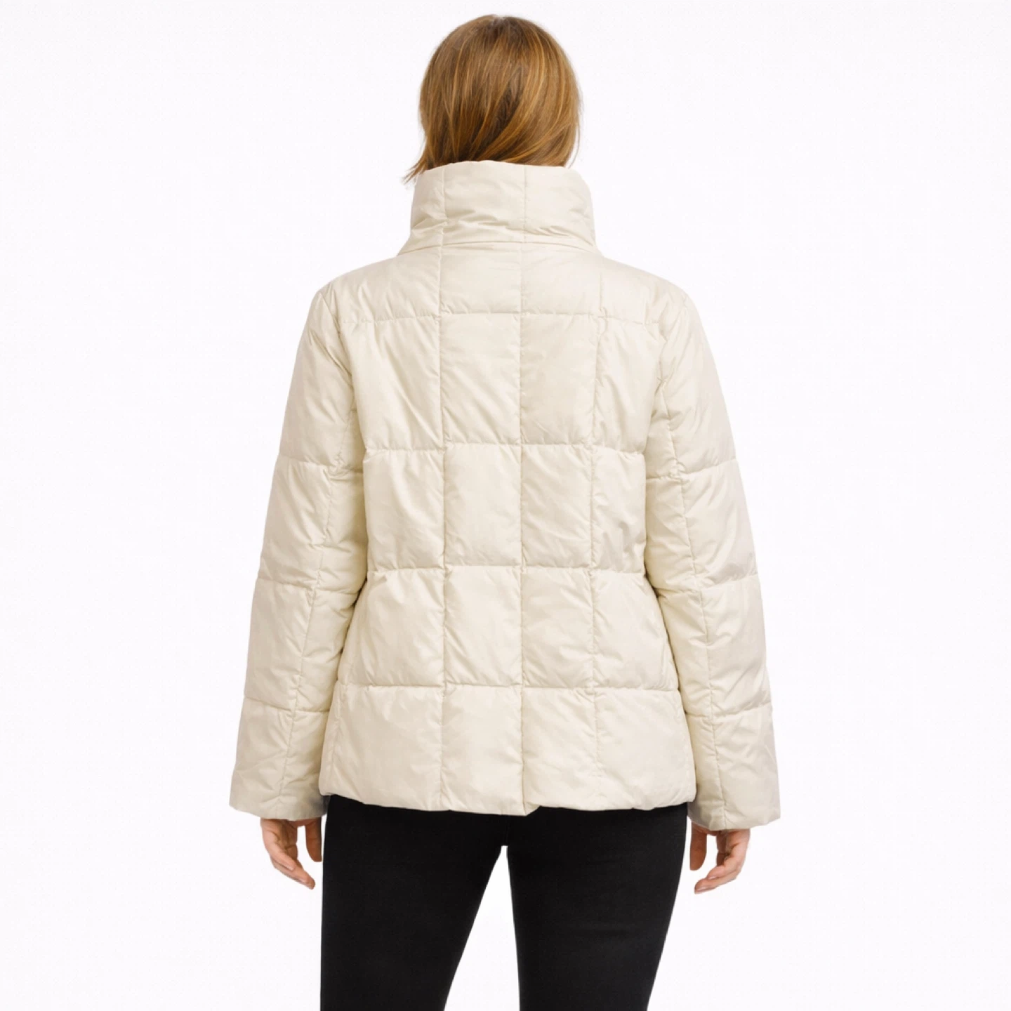 Brand new DKNY Pure Down Jacket Women L White Puffer - photo 2