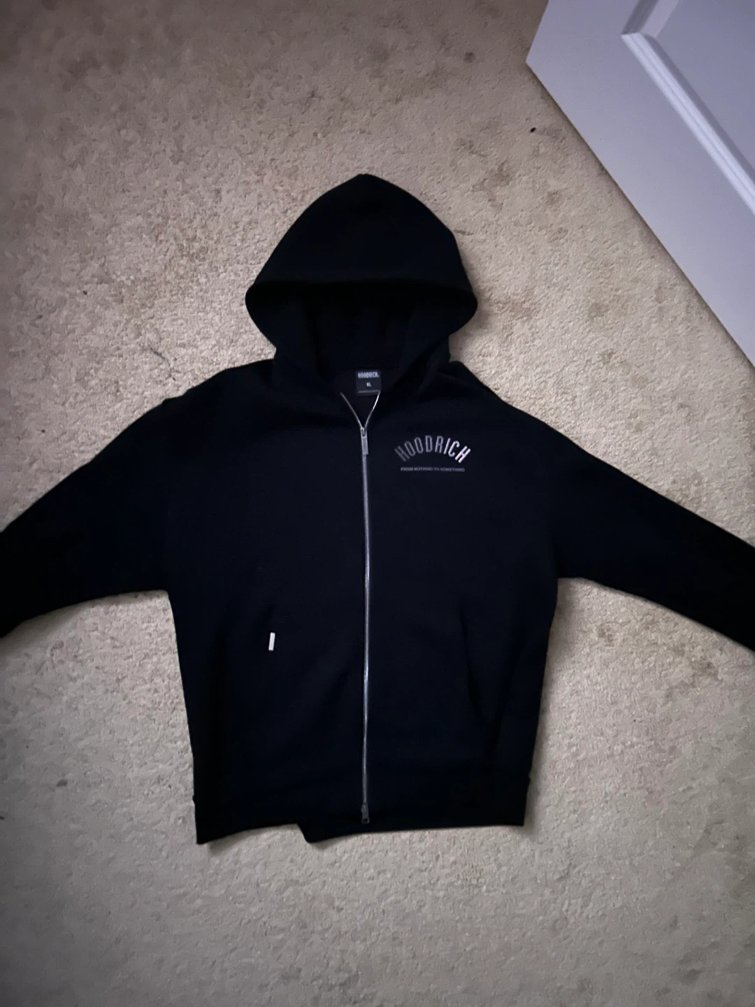 Hoodrich Lava Full-Zip Hoodie Black XL
