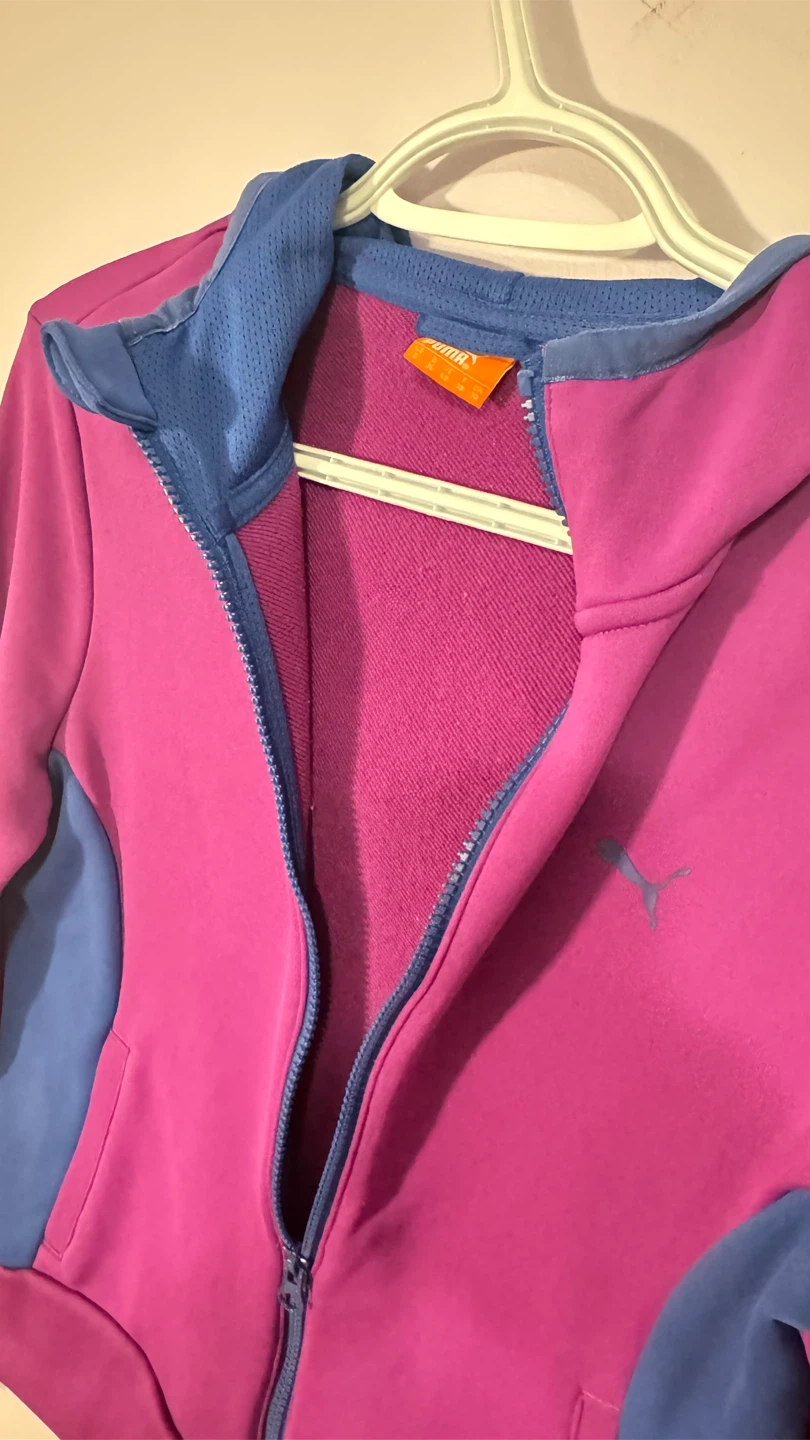 Puma Zip-Up Hoodie - Purple & Blue - photo 4