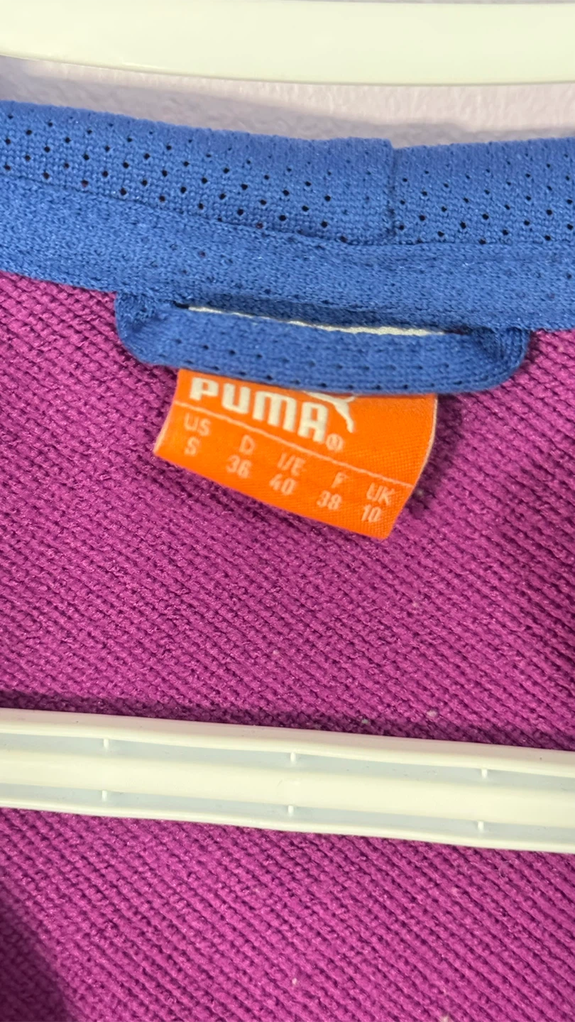 Puma Zip-Up Hoodie - Purple & Blue - photo 3