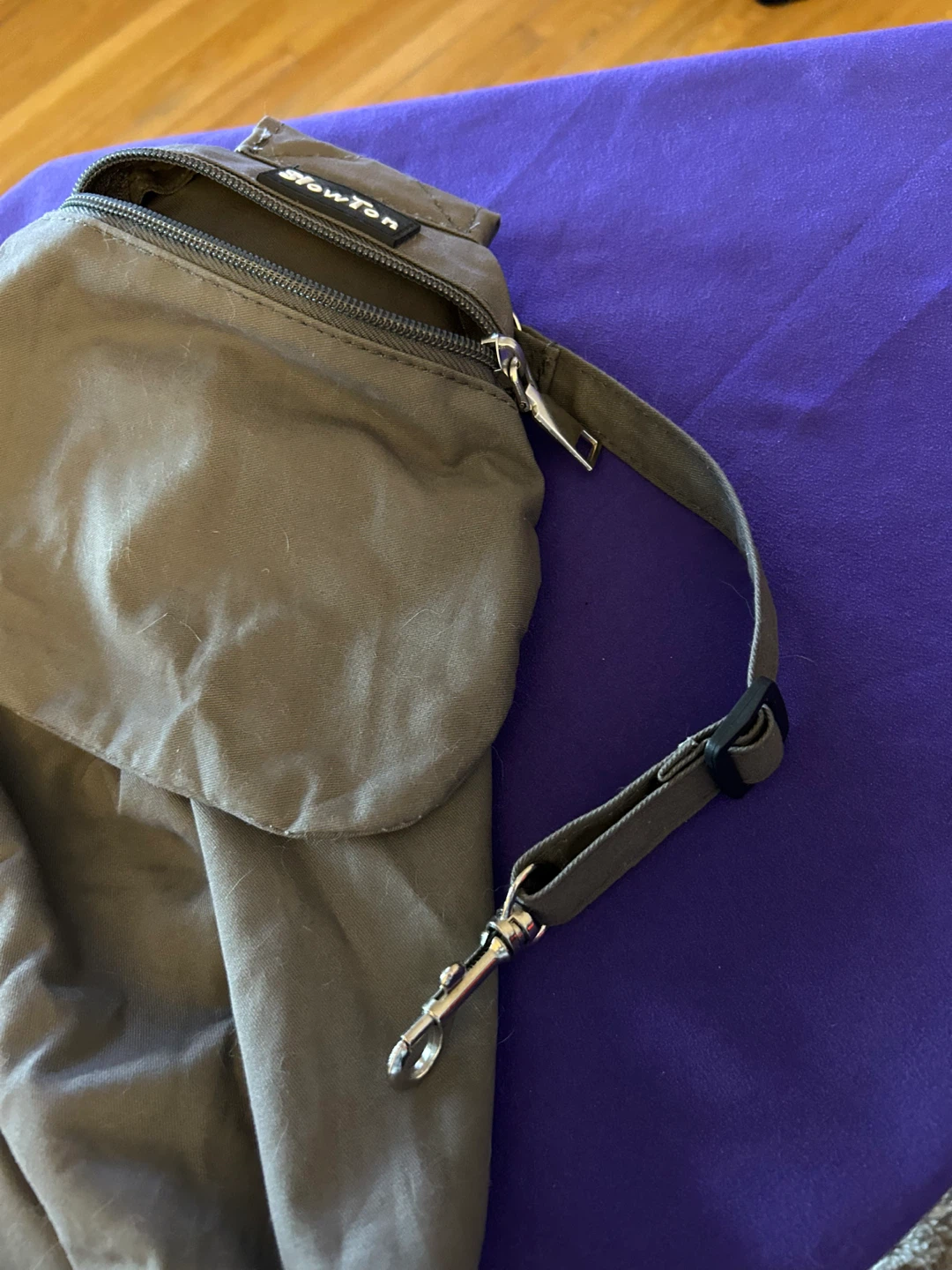 SlowTon Dog Carrier Sling Bag - Grey - photo 3