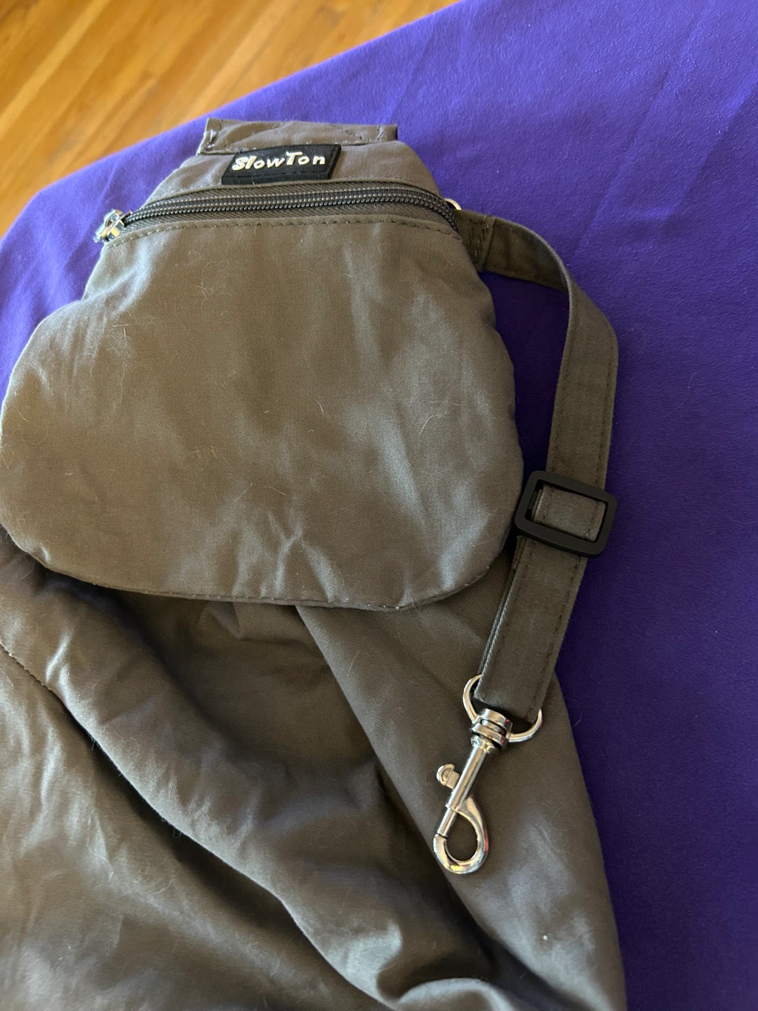 SlowTon Dog Carrier Sling Bag - Grey - photo 2