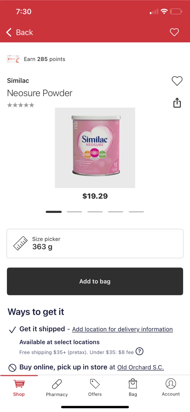 2 pack Formula $20