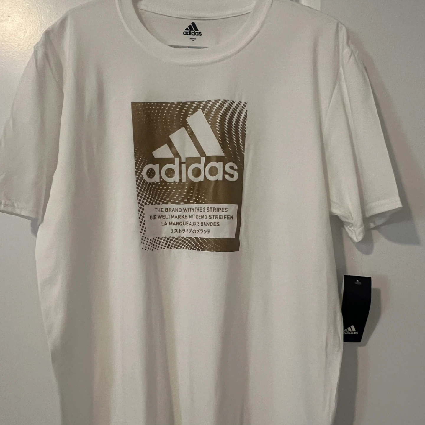 Adidas White Graphic T-Shirt - photo 2
