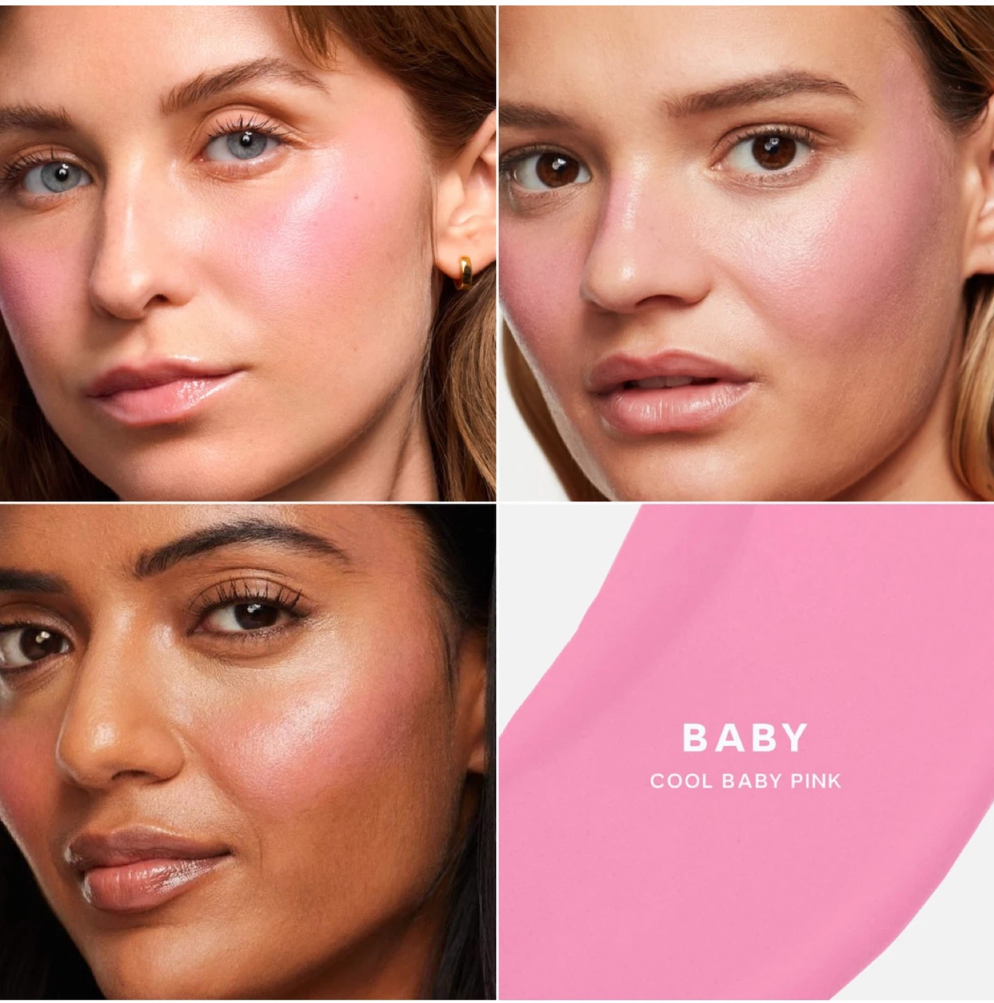 🆕 Saie Mini Dew Liquid Cream Blush - Baby - photo 4