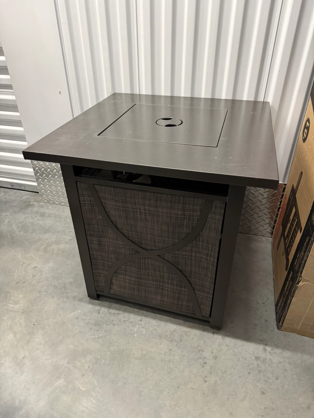 Square Fire Pit Table