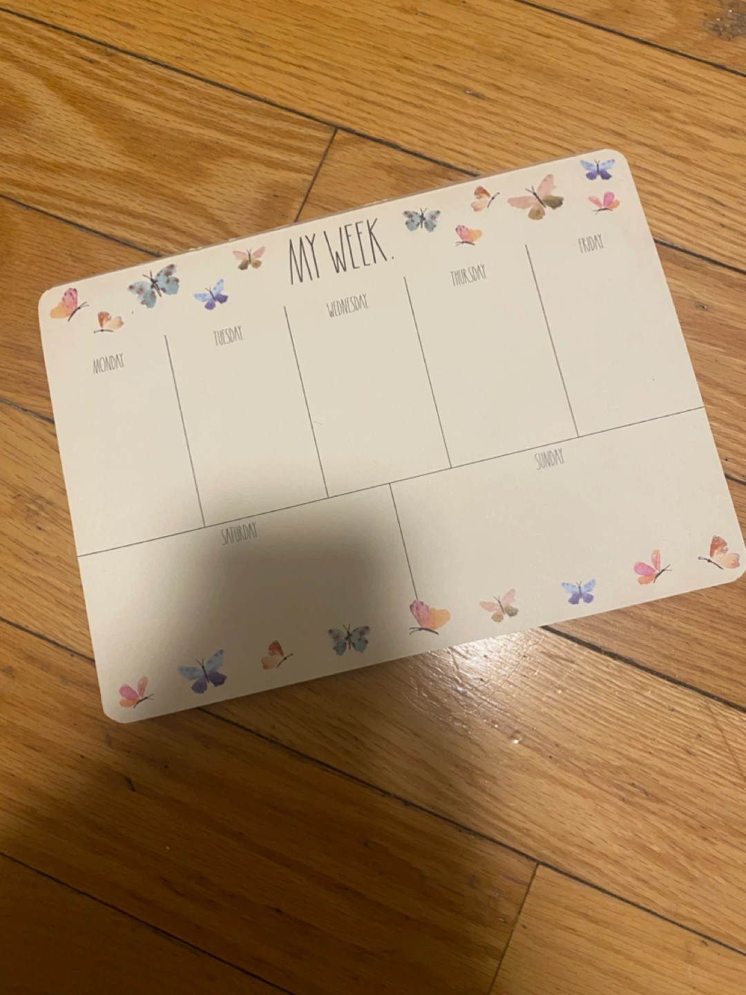 Rae Dunn Weekly Desk Pad