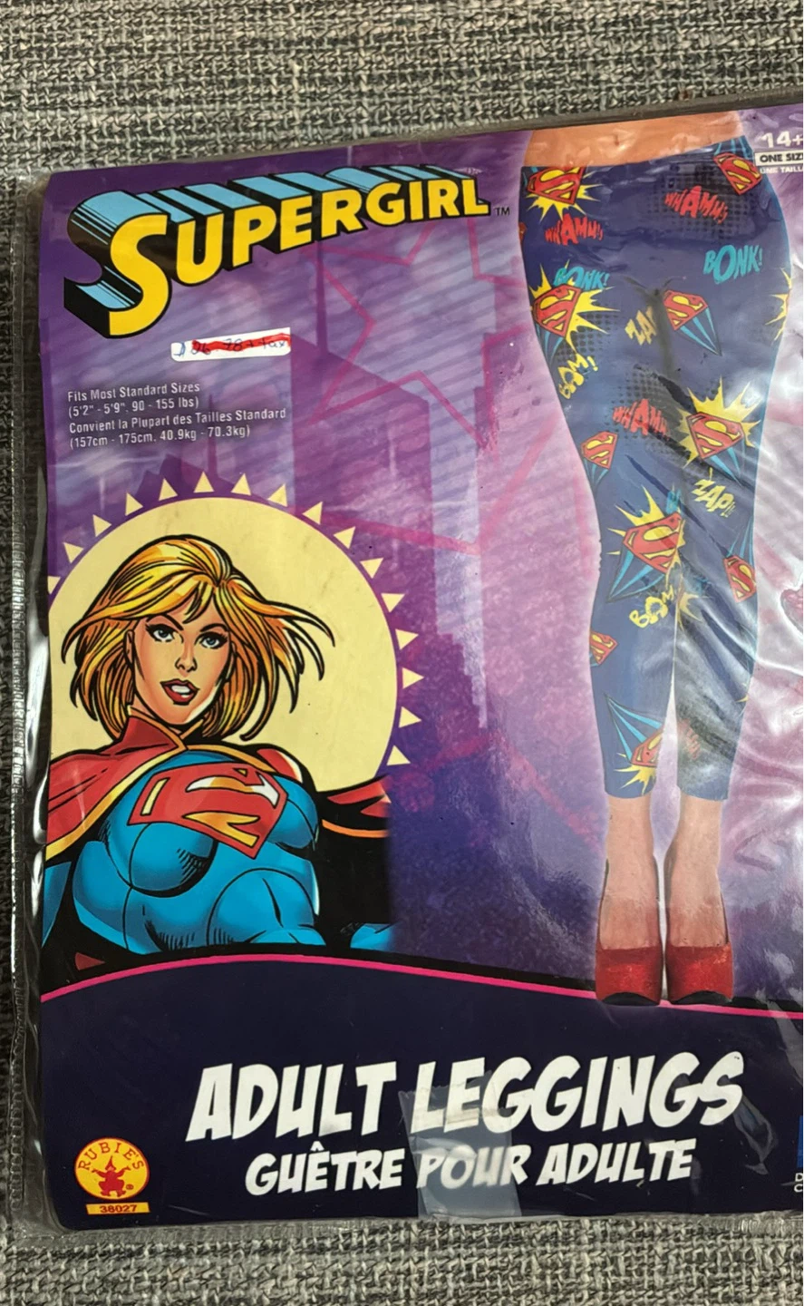 New Rubies Supergirl Adult Leggings