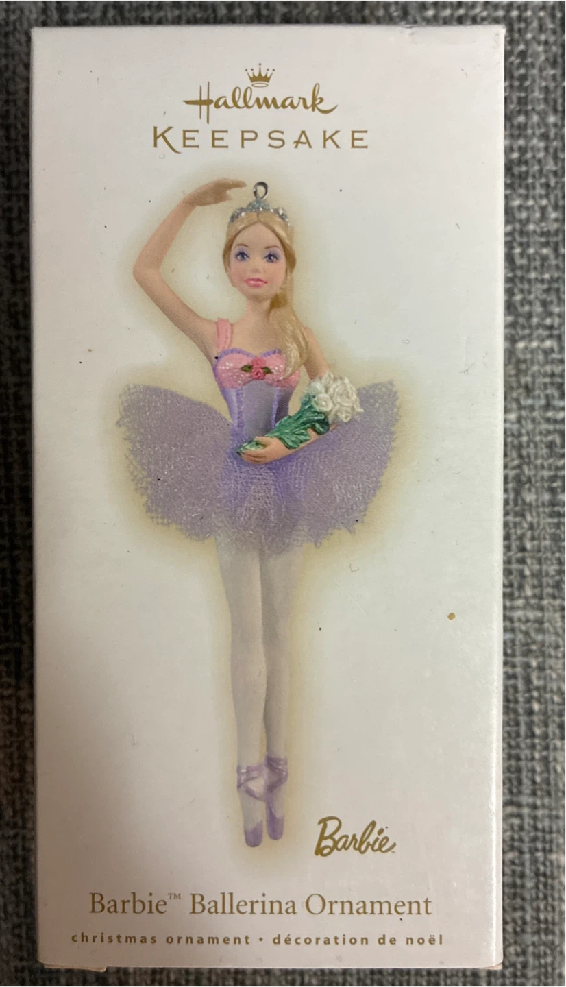 New Hallmark Barbie Ballerina Ornament 2008/9
