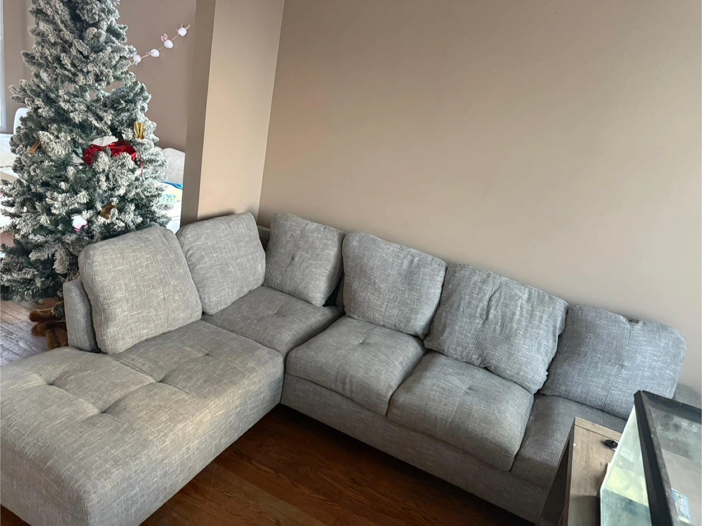 Gray Sectional Sofa - photo 3
