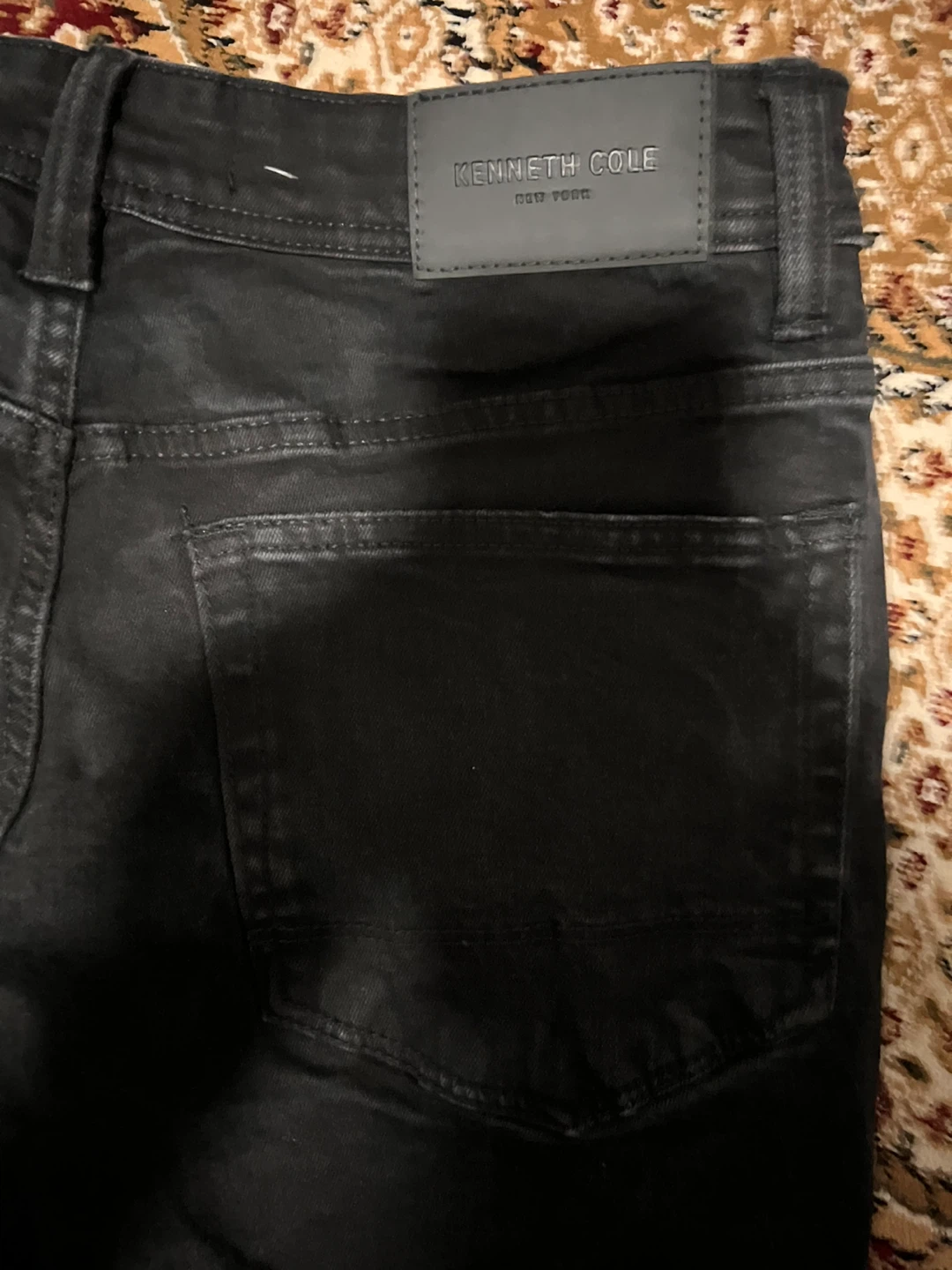 Kenneth Cole Black Denim Jeans - photo 3