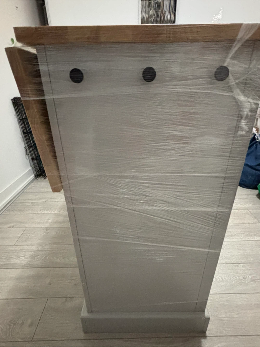 Like new - Kitchen Island w/ leaf - Original price $530 - photo 5