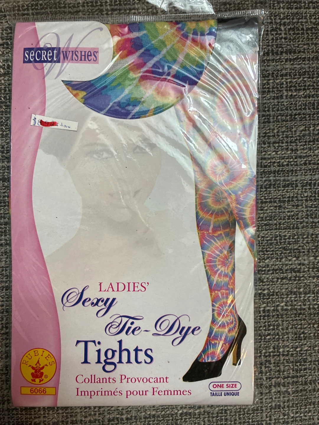 New Rubie's Secret Wishes Ladies Tie-Dye Tights