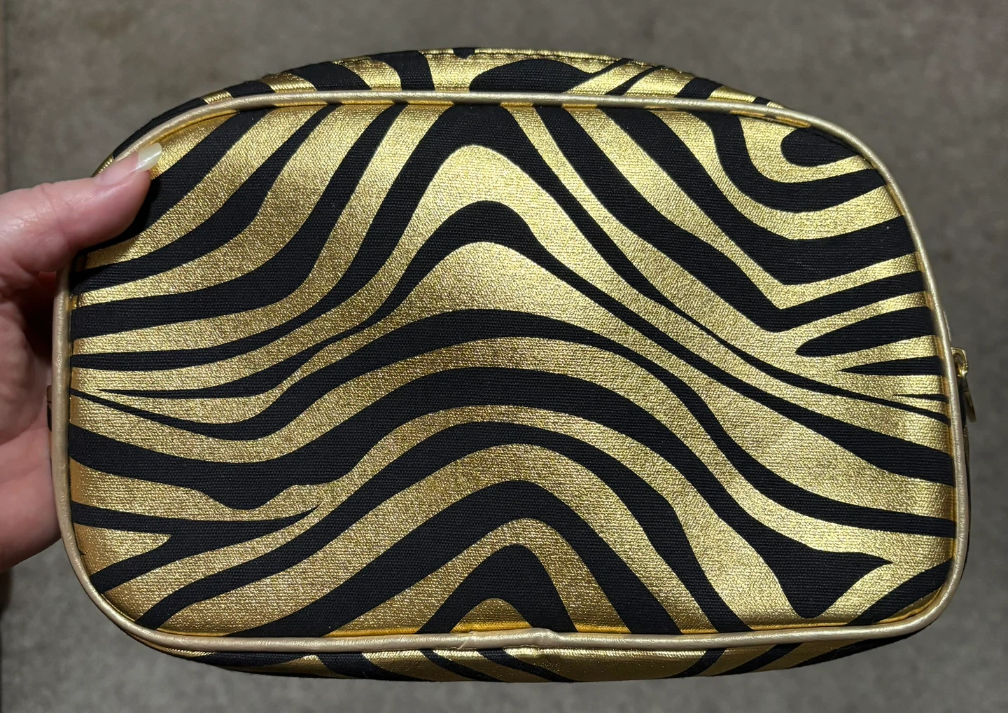 Macbeth Collection Zebra Print Cosmetic Bag - photo 2