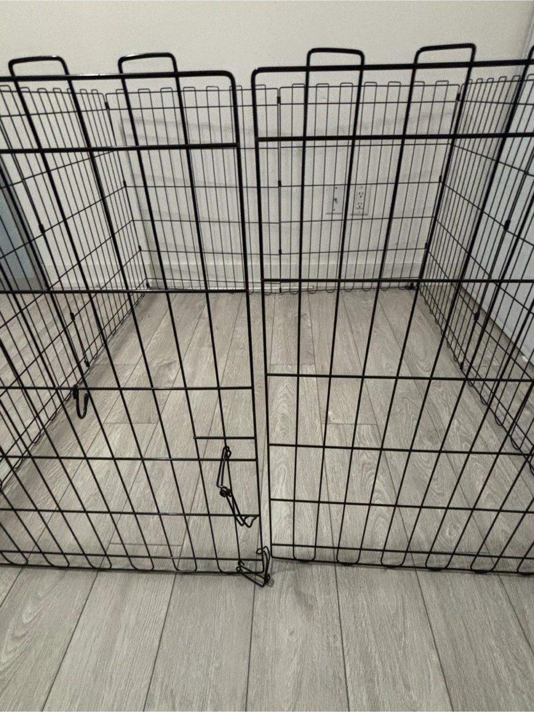 Foldable/Adjustable Wired Pet Playpen with Door - photo 2