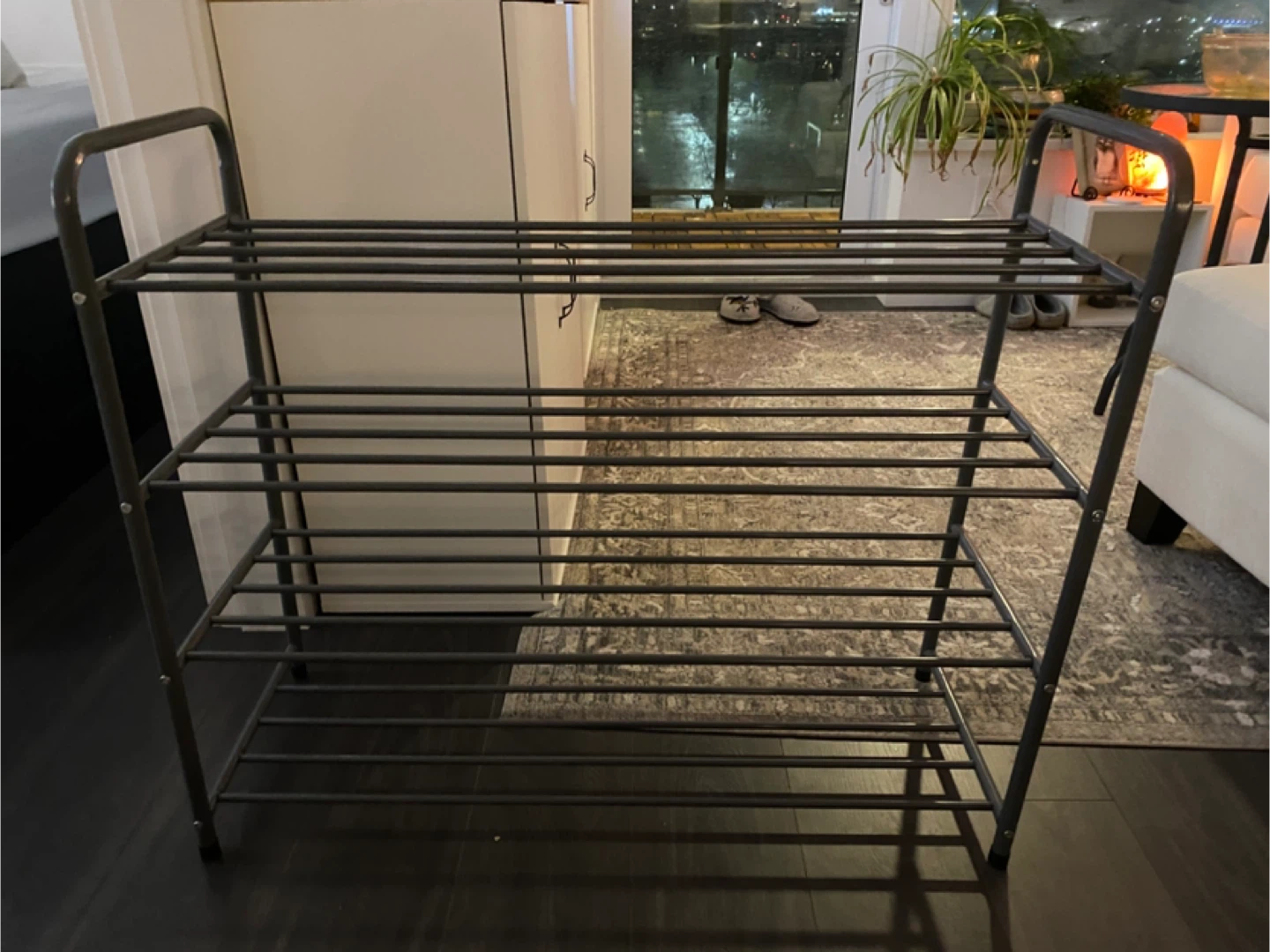 4-Tier Metal Shoe Rack