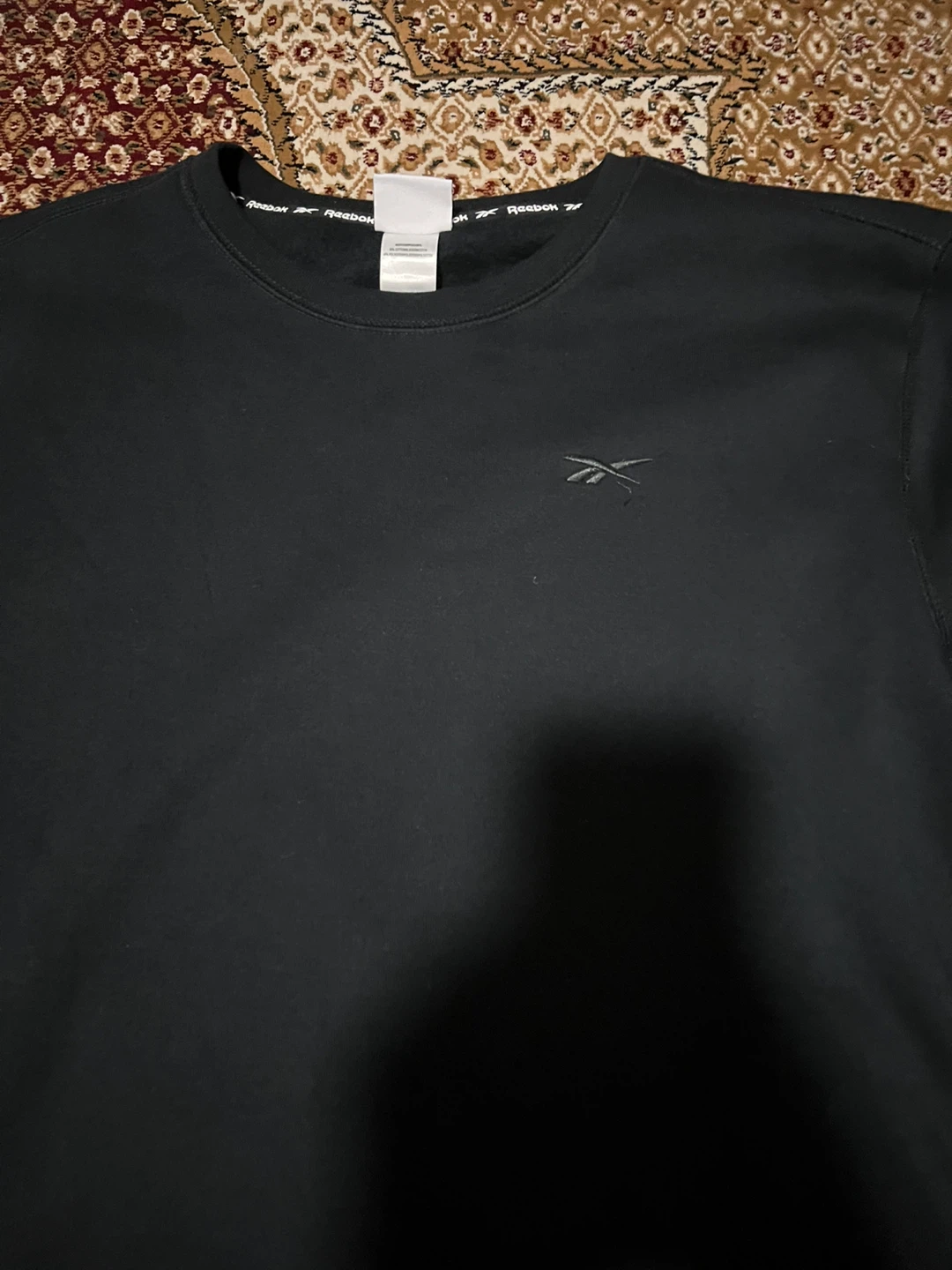 Reebok Black Crewneck Sweatshirt Man - photo 3
