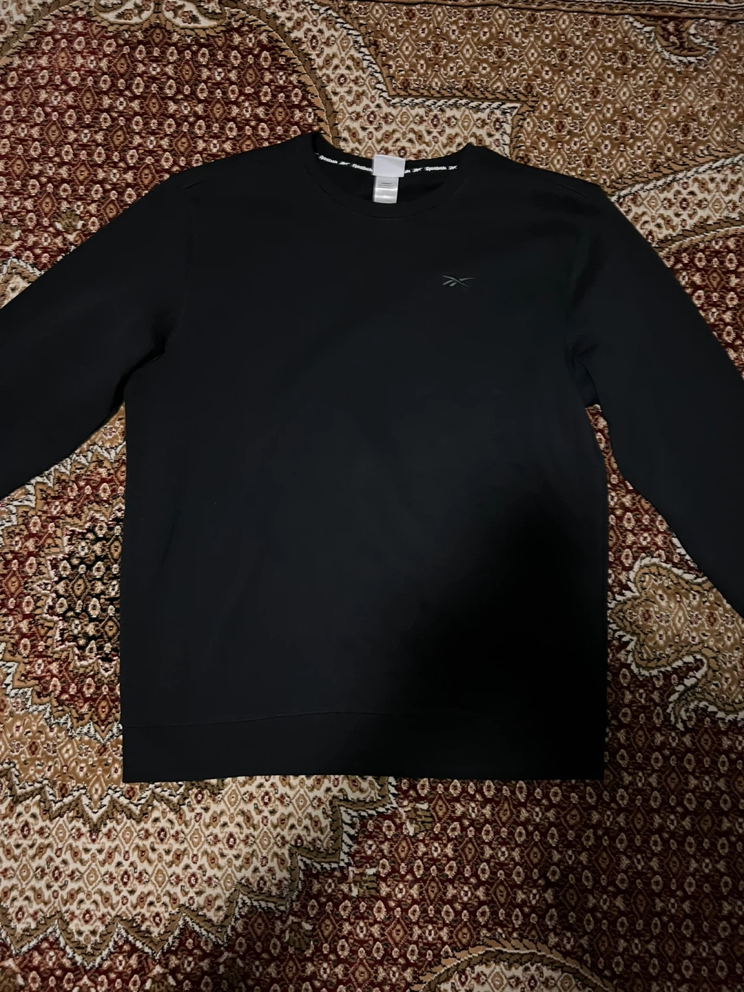 Reebok Black Crewneck Sweatshirt Man - photo 2