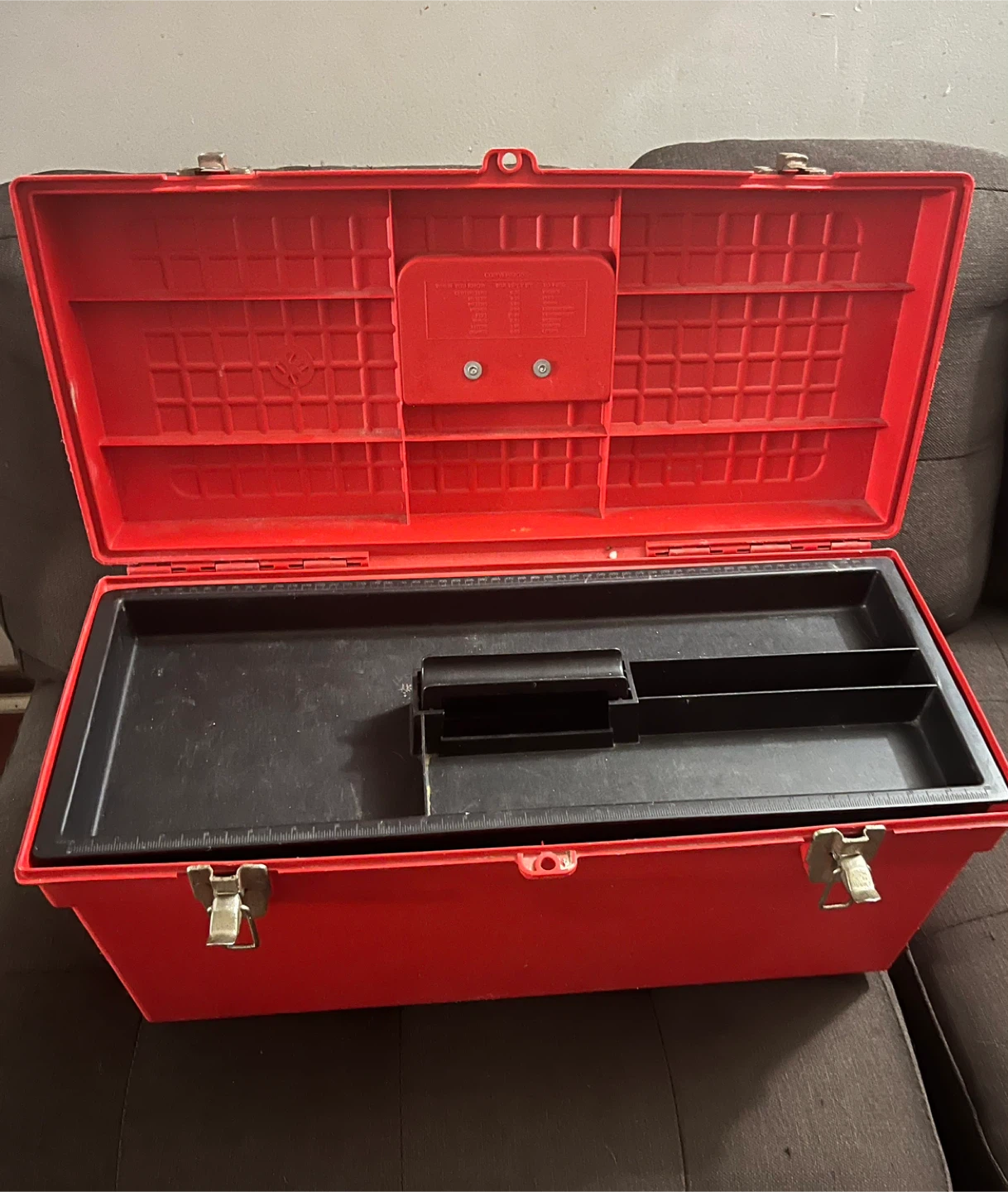 Red Toolbox with Trays - photo 3