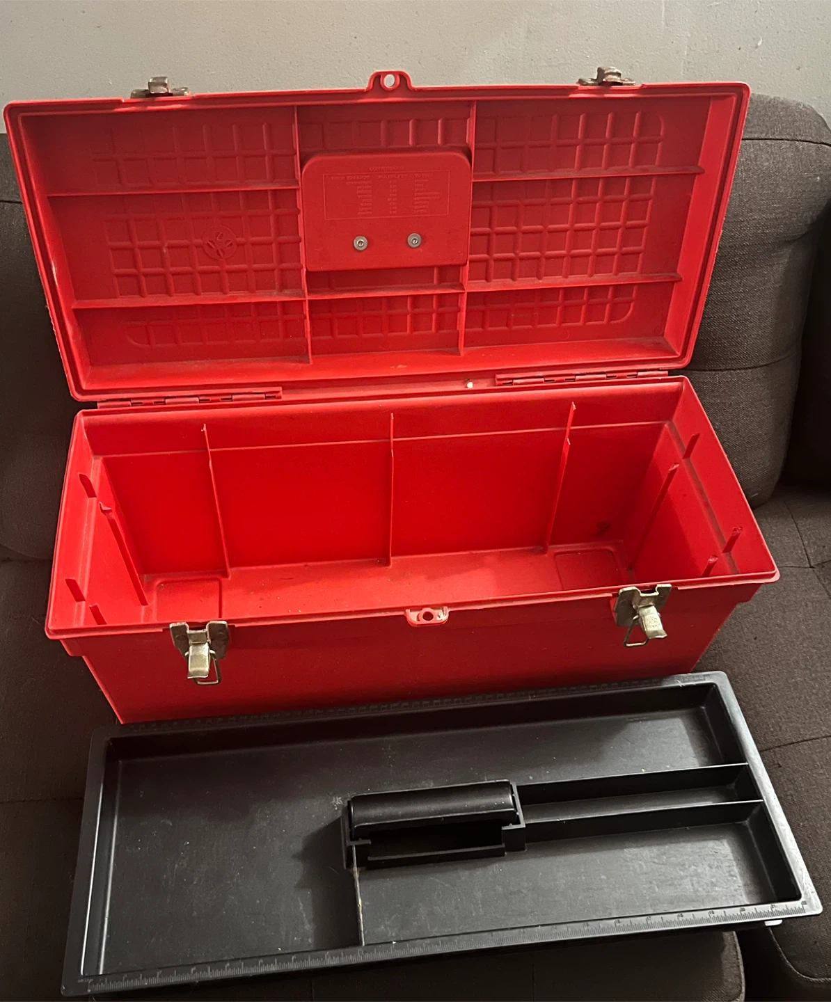 Red Toolbox with Trays - photo 4