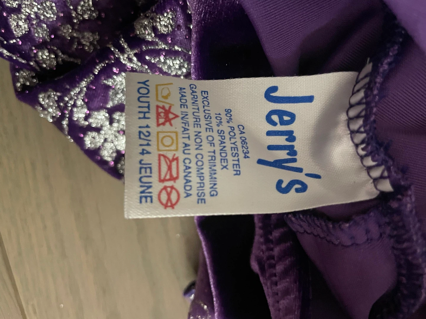 Youth Purple figure skating Skirt 🏆 - photo 2