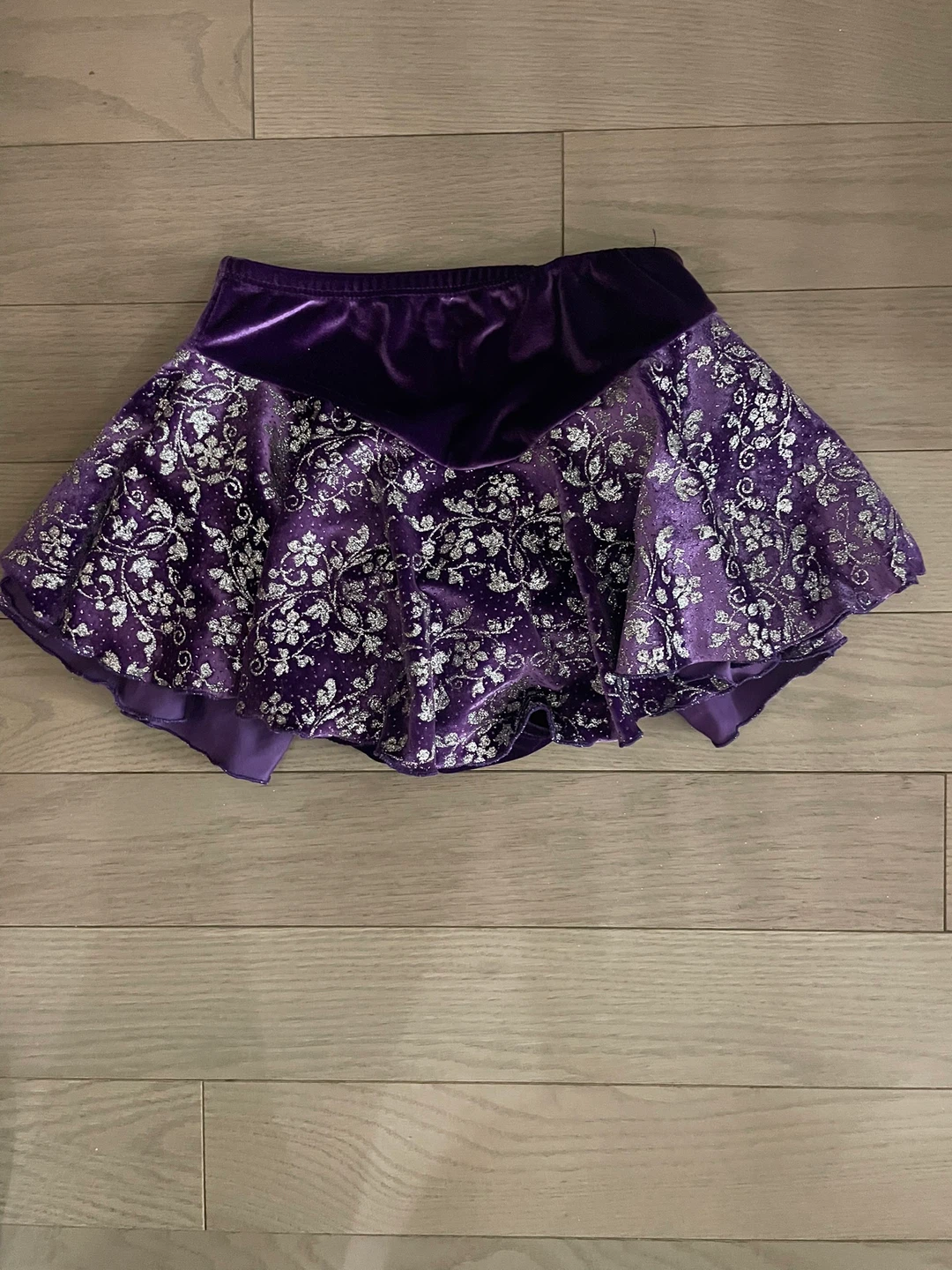 Youth Purple figure skating Skirt 🏆
