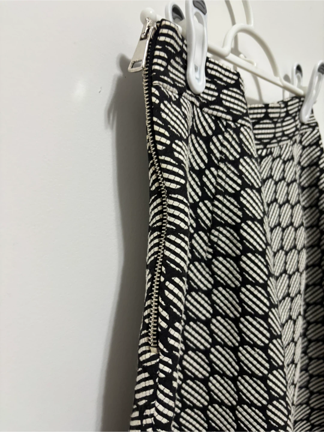 Zara XS - High waist A-line knee length skirt - photo 2