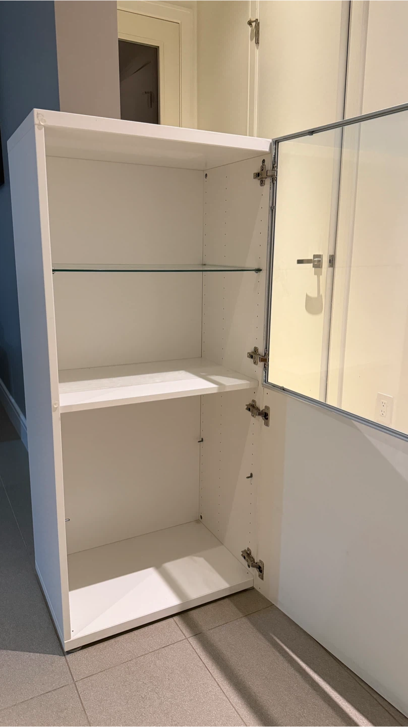 IKEA Besta Display Cabinet with Glass Door - photo 4