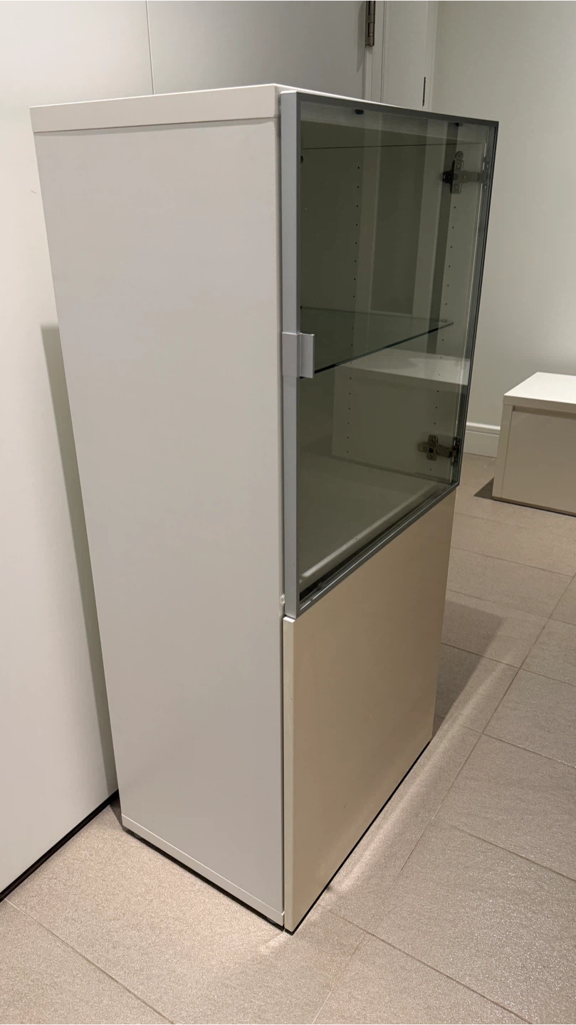IKEA Besta Display Cabinet with Glass Door - photo 2