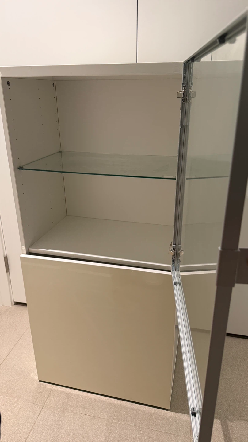 IKEA Besta Display Cabinet with Glass Door - photo 3