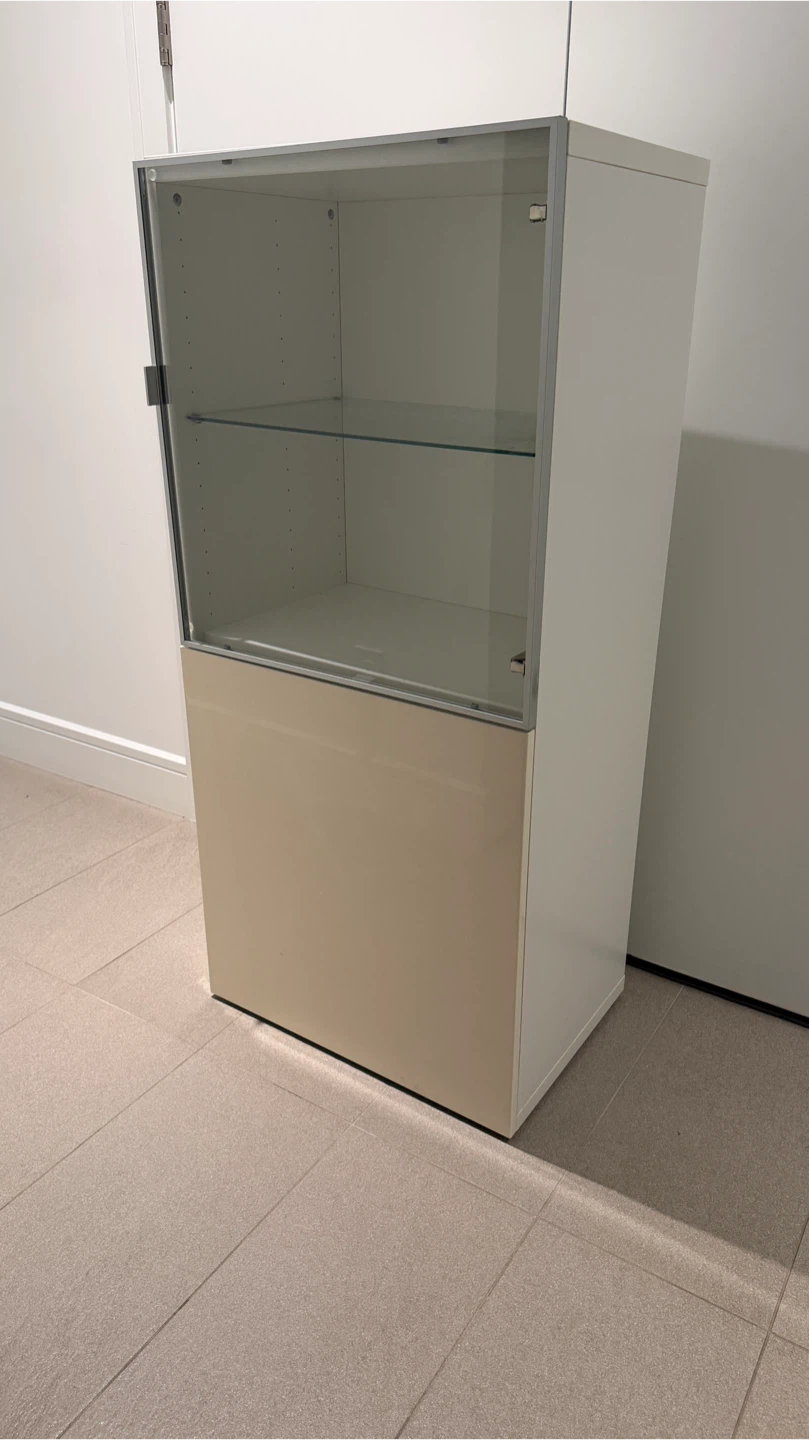 IKEA Besta Display Cabinet with Glass Door