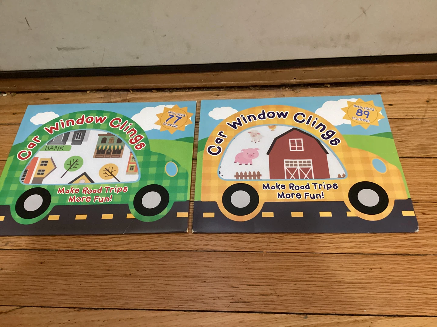 Two Car Window Clings - City & Scavenger Hunt Collections