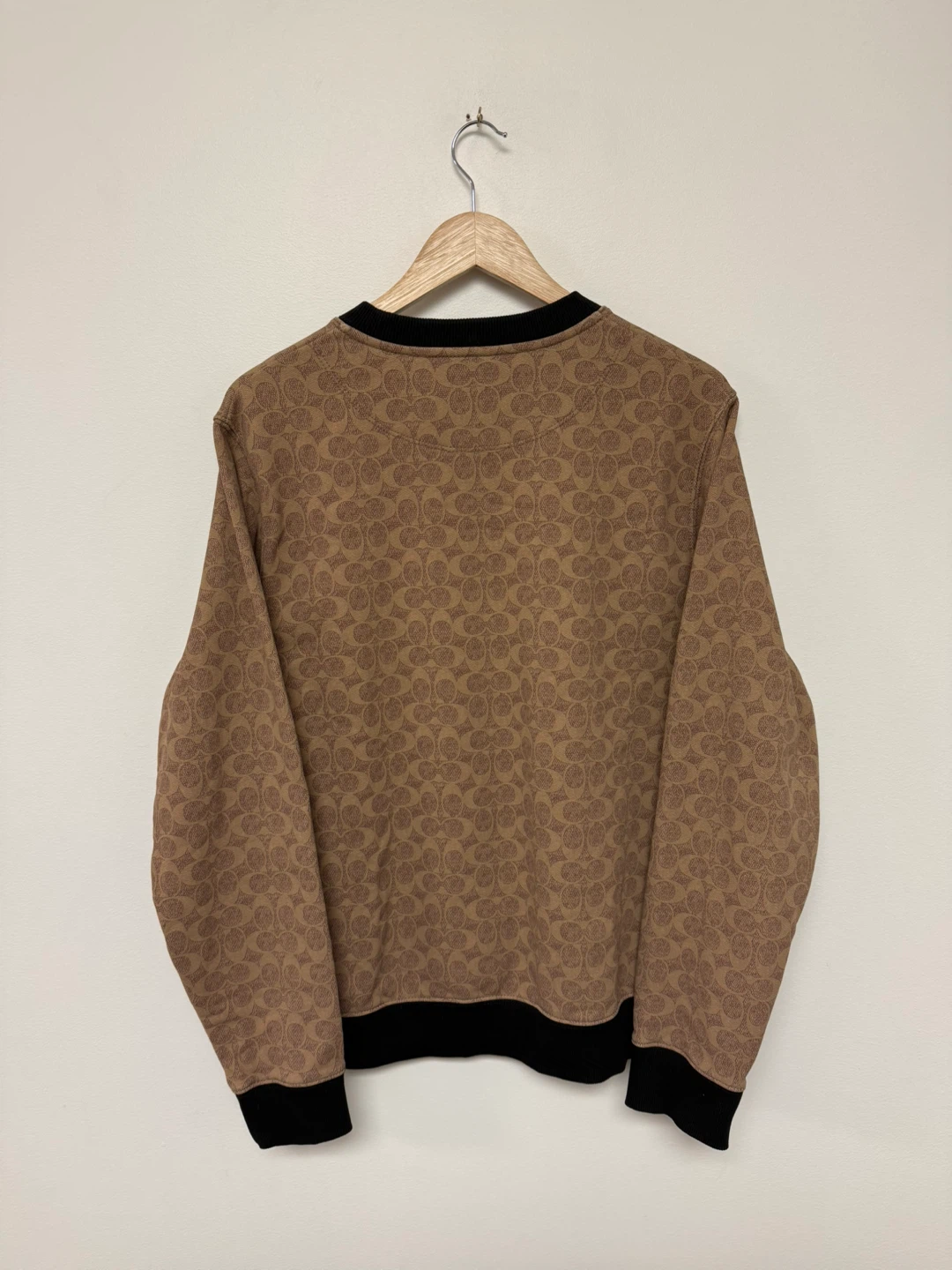 Coach Signature Pattern Crewneck Sweatshirt - photo 2