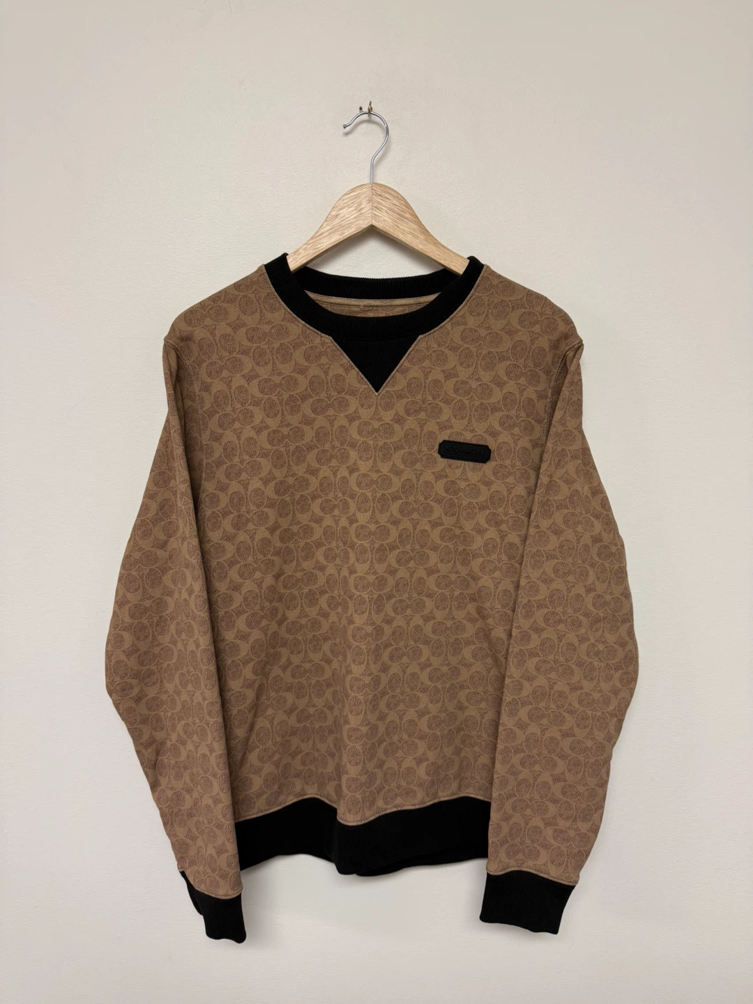 Coach Signature Pattern Crewneck Sweatshirt